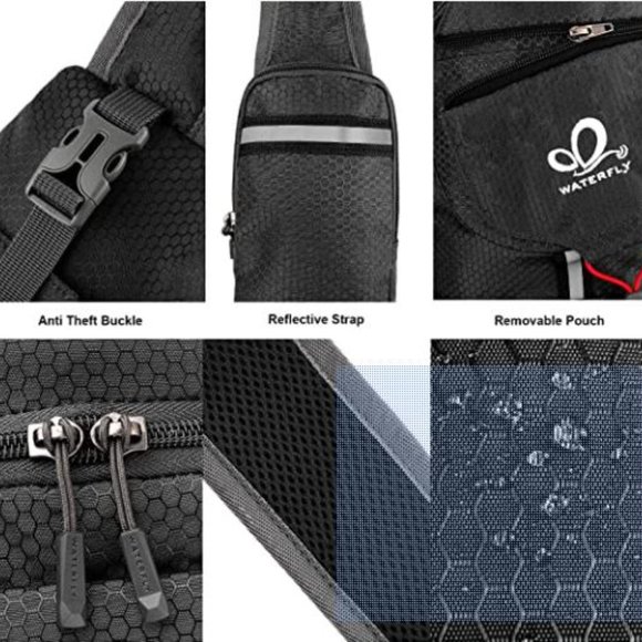 Packable Small Crossbody Sling‎ Backpack Shoulder Chest Bag Daypack - Picture 10 of 16